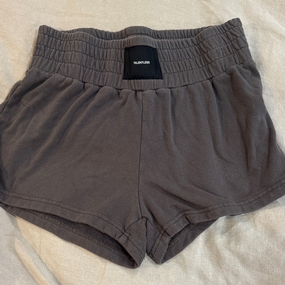 Talentless Women's Charcoal Athletic Shorts